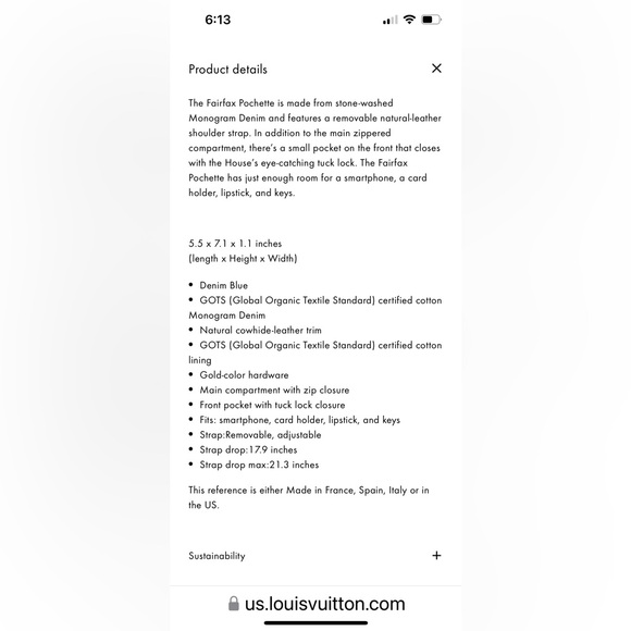 Louis Vuitton Fairfax Pochette - Picture 8 of 12